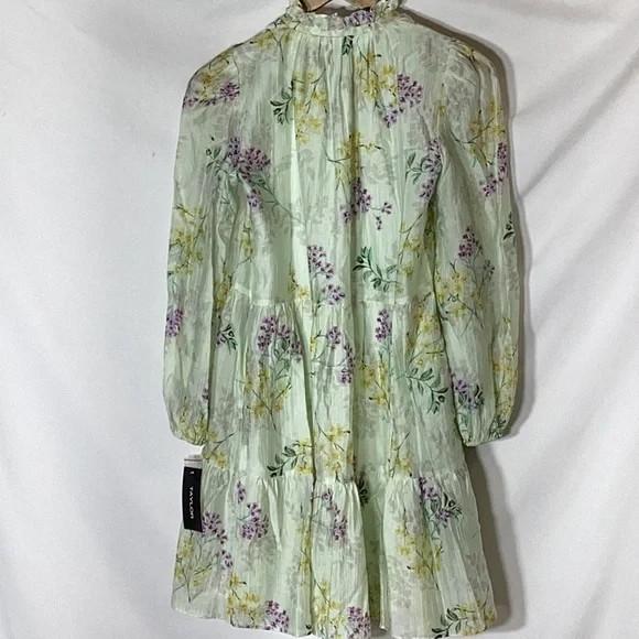 NWT Taylor Ruffle Hem Smock Dress Size XS - Picture 11 of 13